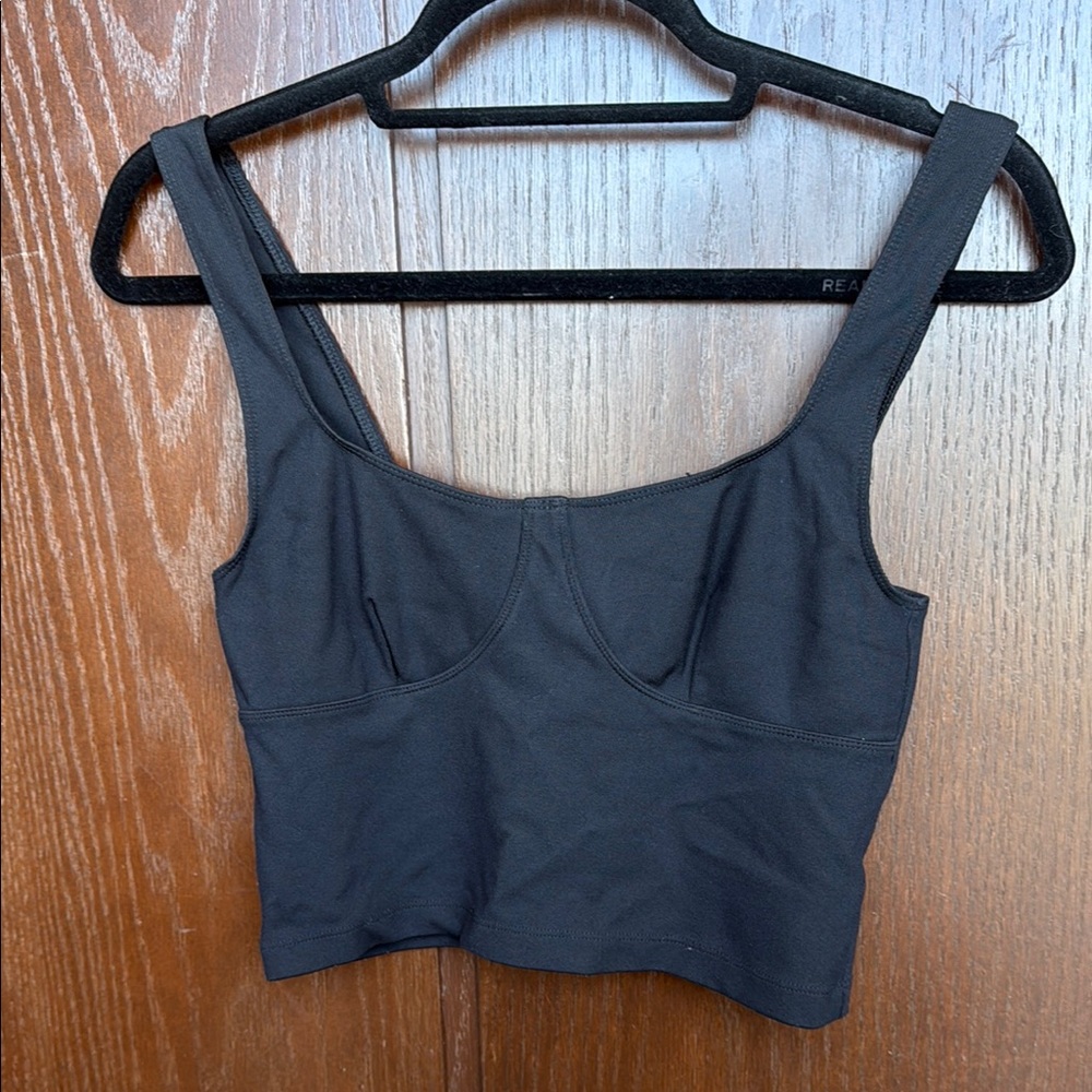 Wilfred Black Crop Top
